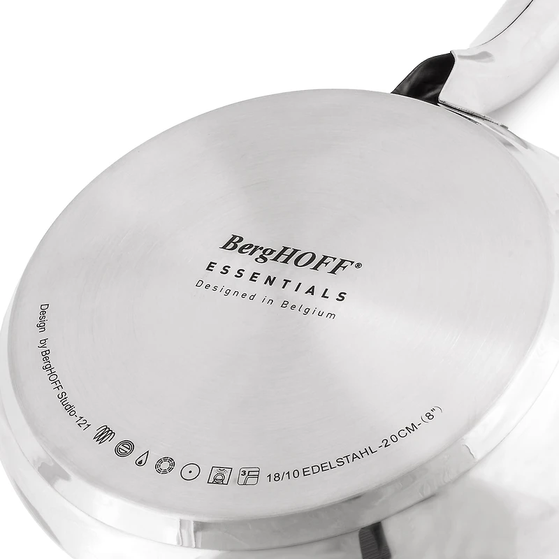 BergHOFF Belly Shape 18/10 Stainless Steel 3-pc. Cookware Set