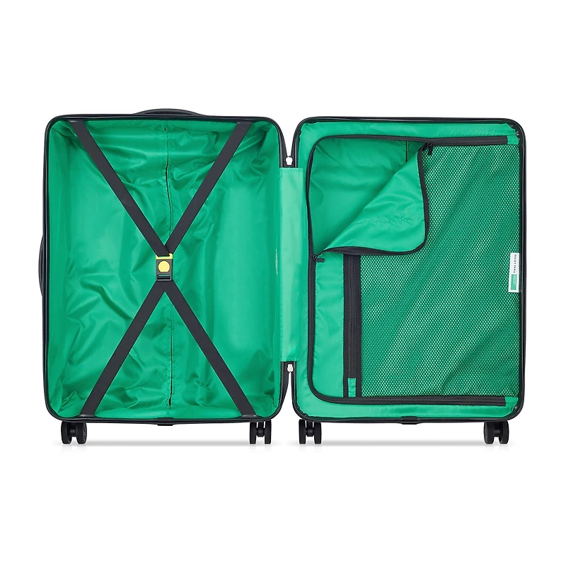 Delsey Paris X United Colors Of Benetton Now! Inch Hardside Checked Spinner Luggage