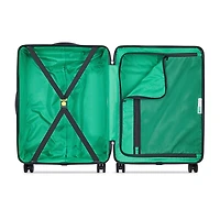 Delsey Paris X United Colors Of Benetton Now! Inch Hardside Checked Spinner Luggage