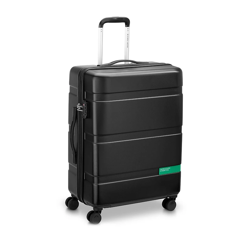 Delsey Paris X United Colors Of Benetton Now! Inch Hardside Checked Spinner Luggage