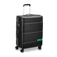 Delsey Paris X United Colors Of Benetton Now! Inch Hardside Checked Spinner Luggage
