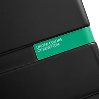 Delsey Paris X United Colors Of Benetton Now! Inch Hardside Checked Spinner Luggage