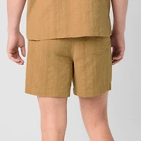 Arizona 6" Mens Textured Pull-On Short
