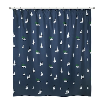 IZOD Pine Shower Curtain