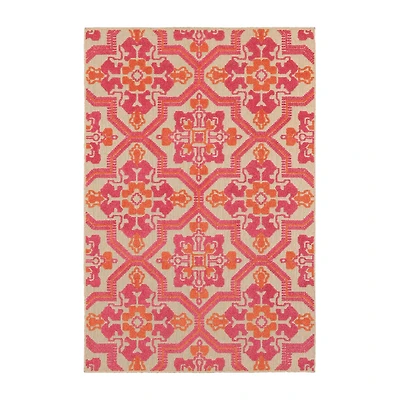 Covington Home Celestia Mixed Pile Floral Indoor Outdoor Rectangular Area Rug