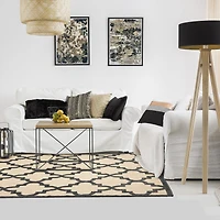 Covington Home Celestia Mixed Pile Lattice Indoor Outdoor Rectangular Area Rug