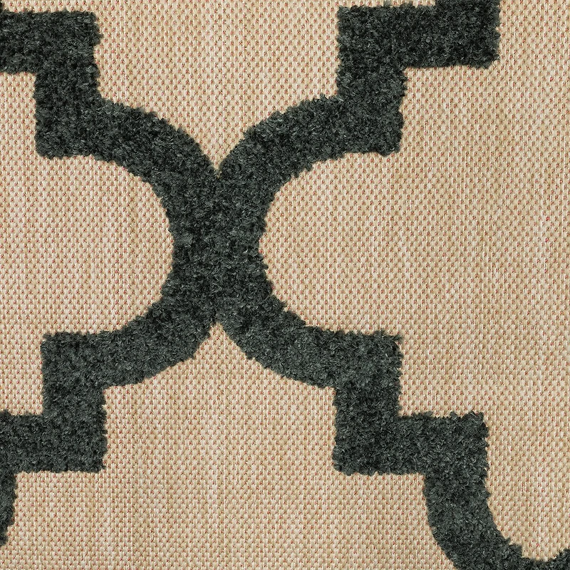 Covington Home Celestia Mixed Pile Lattice Indoor Outdoor Rectangular Area Rug