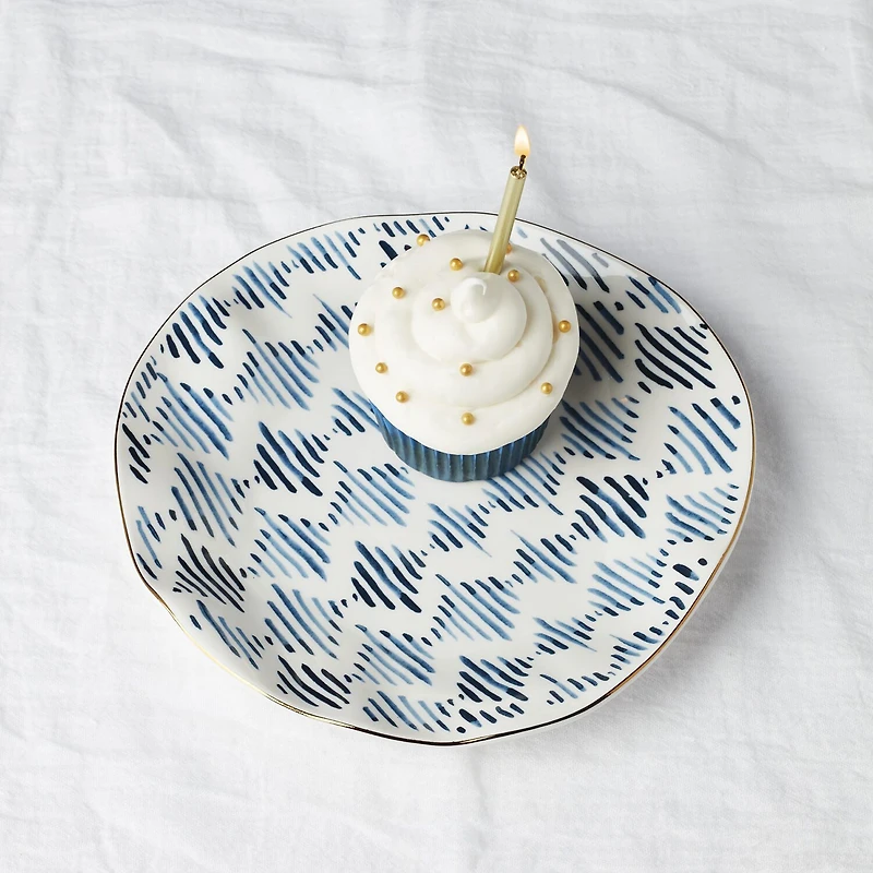 Lenox Blue Bay 4-pc. Porcelain Dessert Plate
