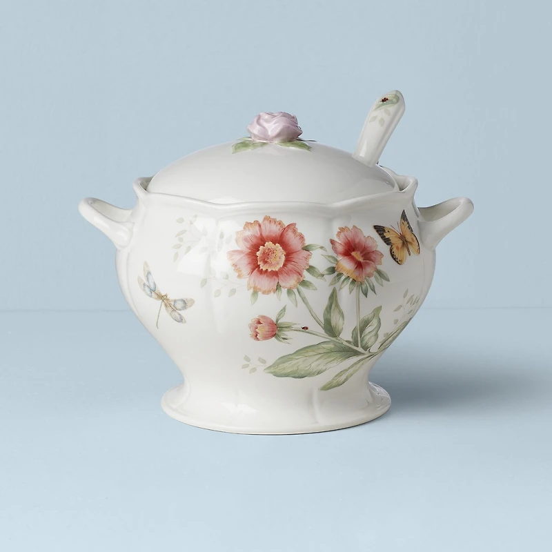 Lenox Butterfly Meadow Porcelain Soup Tureen