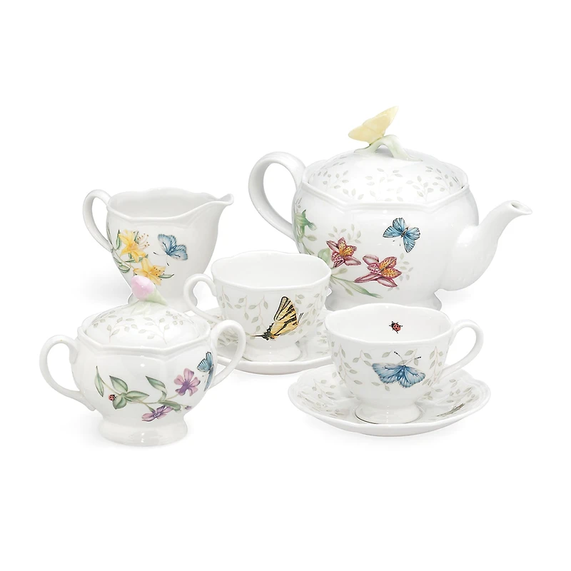 Lenox Butterfly Meadow 7-pc. Porcelain Tea Set