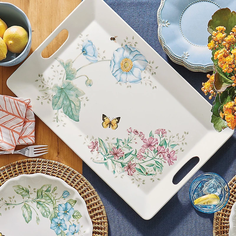 Lenox Butterfly Meadow Melamine Serving Tray