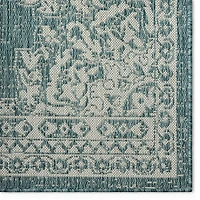 Nicole Miller Country Azalea Medallion UV Protection Washable Outdoor Rectangular Area Rug