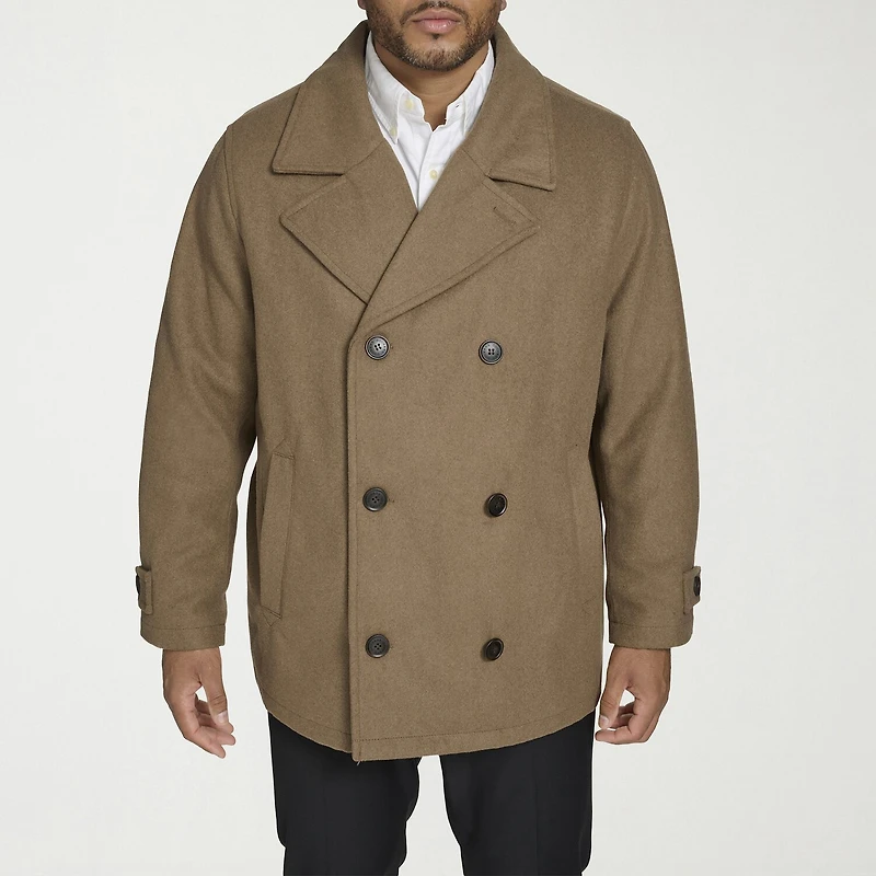 Dockers Unisex Adult Midweight Big and Tall Peacoat