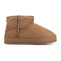 Journee Collection Womens Tarla Flat Heel Booties