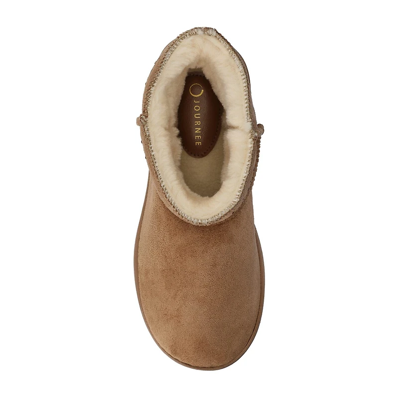 Journee Collection Womens Tarla Flat Heel Booties