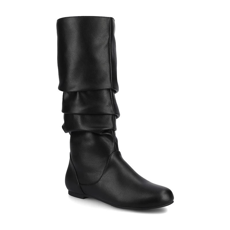 Journee Collection Womens Jayne-Wdwc Wide Calf Flat Heel Slouch Boots