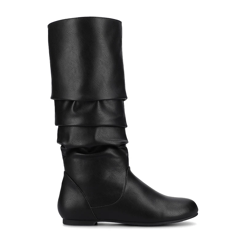 Journee Collection Womens Jayne-Wdwc Wide Calf Flat Heel Slouch Boots