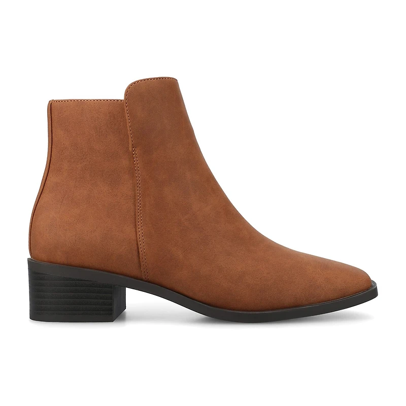Journee Collection Womens Cappri Stacked Heel Booties