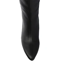 Journee Collection Womens Ameylia-Wc Wide Calf Block Heel Dress Boots