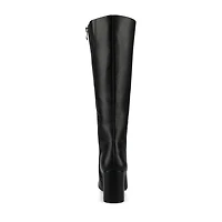 Journee Collection Womens Ameylia-Xwc Extra Wide Calf Block Heel Dress Boots