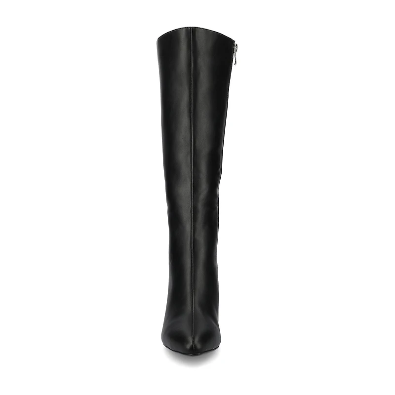 Journee Collection Womens Ameylia-Xwc Extra Wide Calf Block Heel Dress Boots