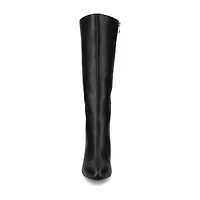 Journee Collection Womens Ameylia-Xwc Extra Wide Calf Block Heel Dress Boots