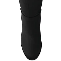 Journee Collection Womens Alyza Stacked Heel Over the Knee Boots