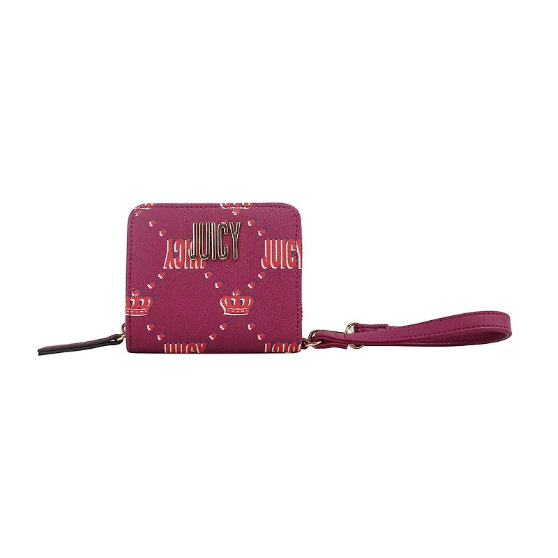 Juicy By Juicy Couture Pop Princess Small Zip Around Womens Flip Fold Wallet