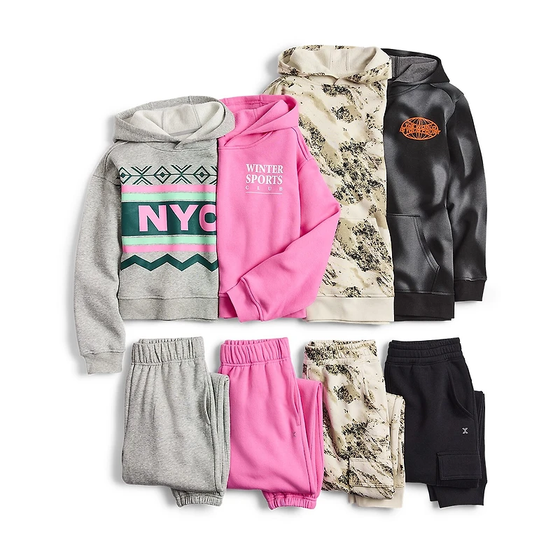 Xersion Fleece Little & Big Kid Girls 2-pc. Pant Set