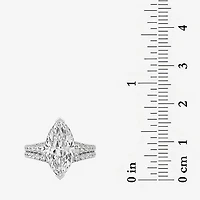 Grown Gorgeous (F,Vs2) Womens 3 5/8 Ct. T.W. Lab White Diamond 14K Gold or Platinum Marquise Side Stone Bridal Set