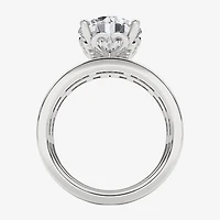 Grown Gorgeous Vs2, F Womens 4 1/4 CT. T.W. Lab White Diamond 14K Gold or Platinum Round Side Stone Bridal Set