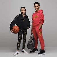 Nike Dri-Fit One Big Kid Girls Quick Dry Knit Active Slim Full Length Leggings