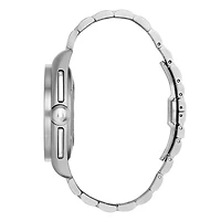 Bulova Lunar Pilot Mens Chronograph Silver Tone Stainless Steel Bracelet Watch 96b258