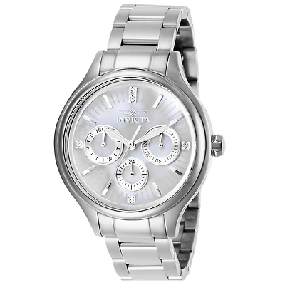 Invicta Womens Silver Tone Stainless Steel Bracelet Watch 28656