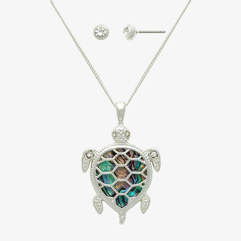 Mixit Womens Cubic Zirconia Hypoallergenic 2-pc. Jewelry Set