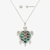 Mixit Womens Cubic Zirconia Hypoallergenic 2-pc. Jewelry Set