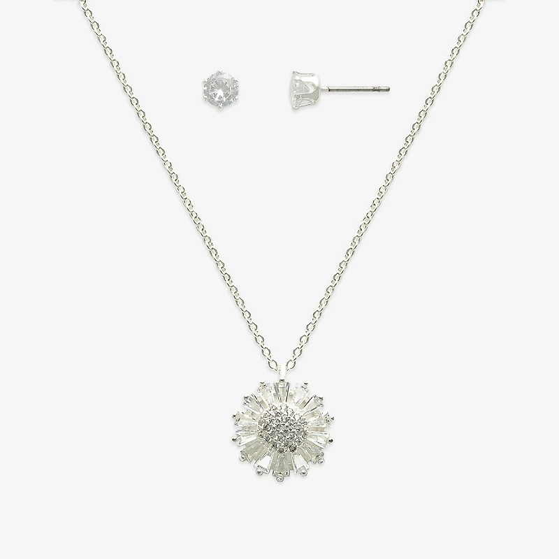 Mixit Womens Flower Hypoallergenic 2-pc. Jewelry Set