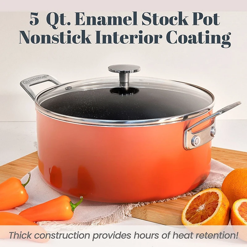 Granitestone 5-qt Stockpot with Lid