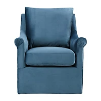 Madison Park Morton Upholstered Swivel Armchair