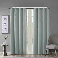 Madison Park Arlie Grommet Top Energy Saving Blackout Single Curtain Panel