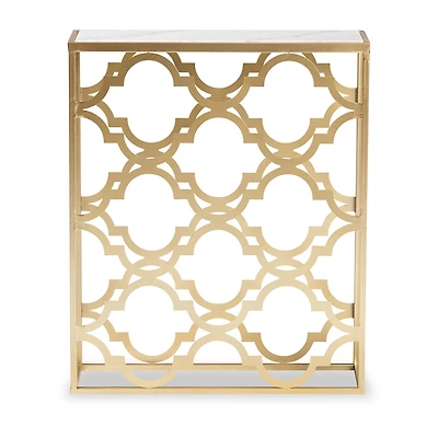 Calanthe Metal Console Table