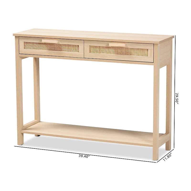 Sebille 2-Drawer Console Table