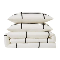 Truly Soft Kurt Windowpane Duvet Cover Set