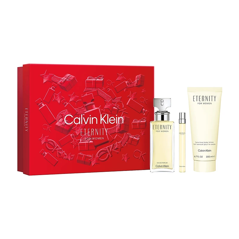 Calvin Klein Eternity For Women Eau De Parfum 3-Pc Gift Set ($177 Value) Perfume Set