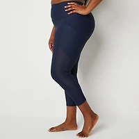 Xersion EverContour Plus Womens High Rise 7/8 Ankle Legging