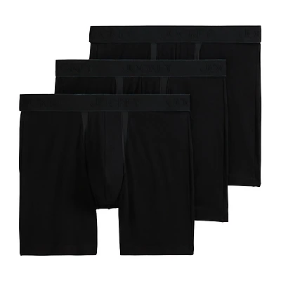 Jockey Chafe Proof Cotton Mens 3 Pack Boxer Briefs 9250-004