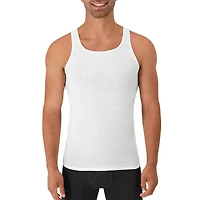 Hanes Comfortsoft Mens Scoop Neck Sleeveless 4 Pack Tank