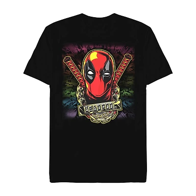 Mens Short Sleeve Deadpool Graphic T-Shirt