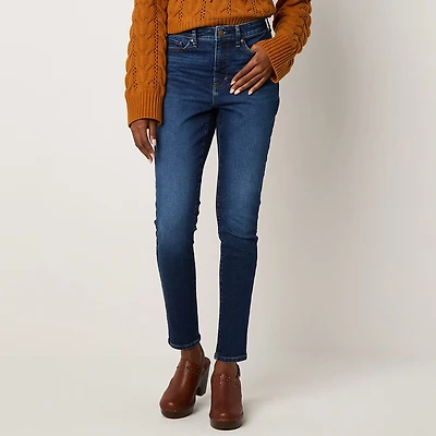 a.n.a Womens High Rise Curvy Skinny Fit Jean