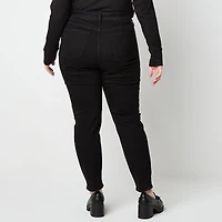 a.n.a Womens Plus High Rise Skinny Fit Jean